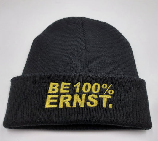 Ernst Performance Horses BE 100% ERNST. Beanie Schwarz bestickt – Bild 2