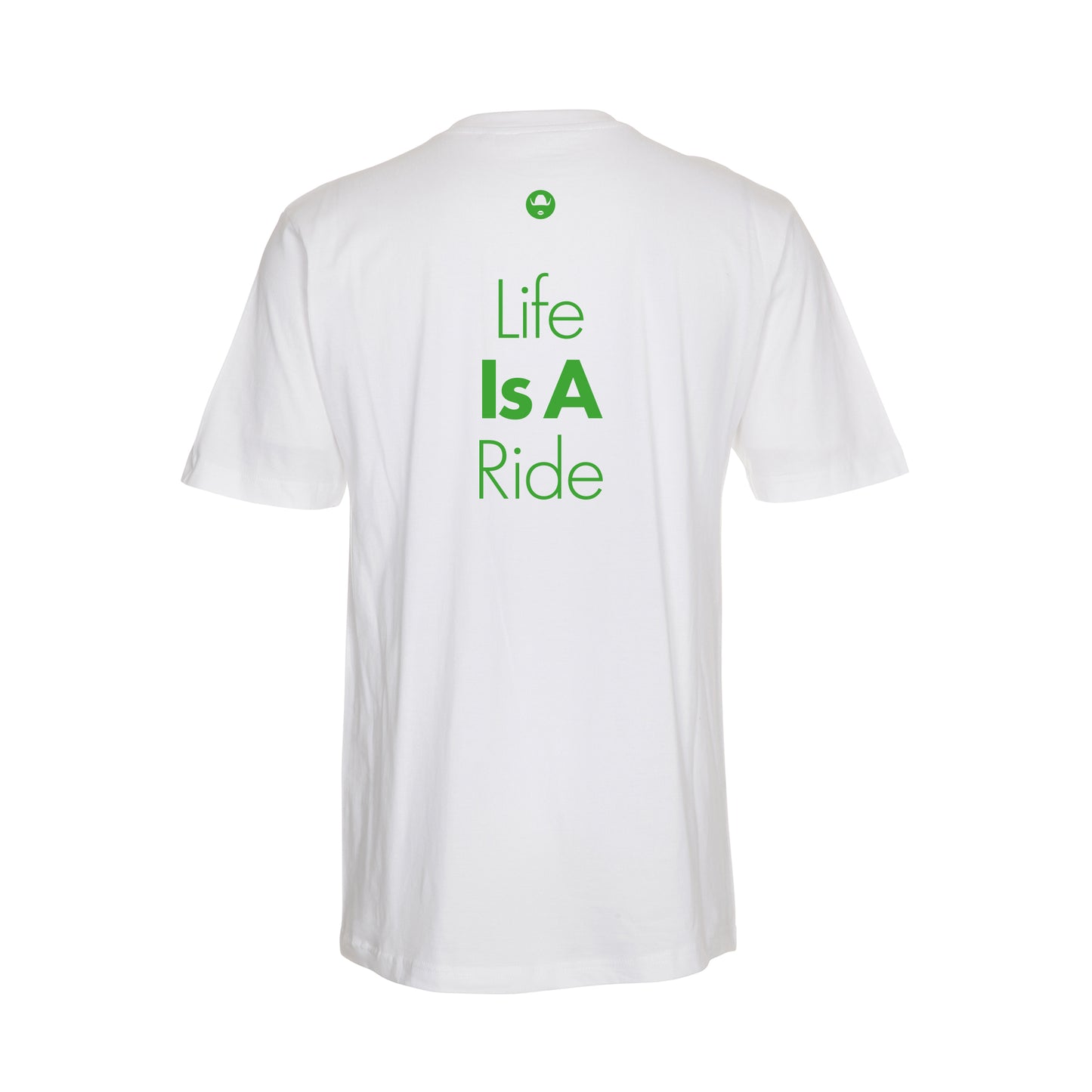 Cowgirls' Deeptalk "Life Is A Ride" T-Shirt Weiß Unisex