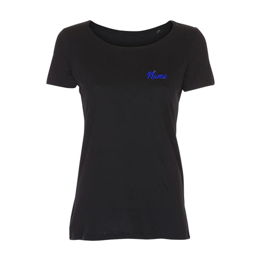 Teichgirls Damen T-Shirt Glitzer Blau bedruckt