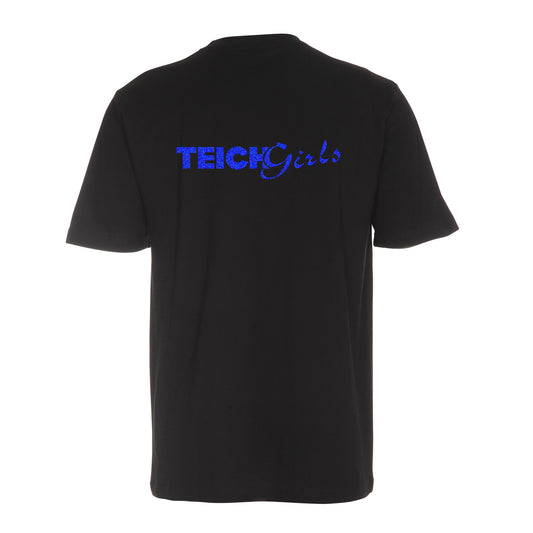 Teichgirls Kinder T-Shirt Glitzer Blau bedruckt