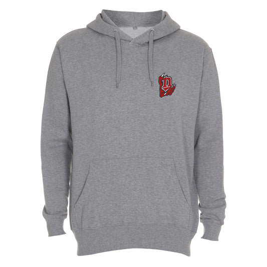 Neunkirchen Nightmares "Kralle" Hoodie Grau Meliert bestickt
