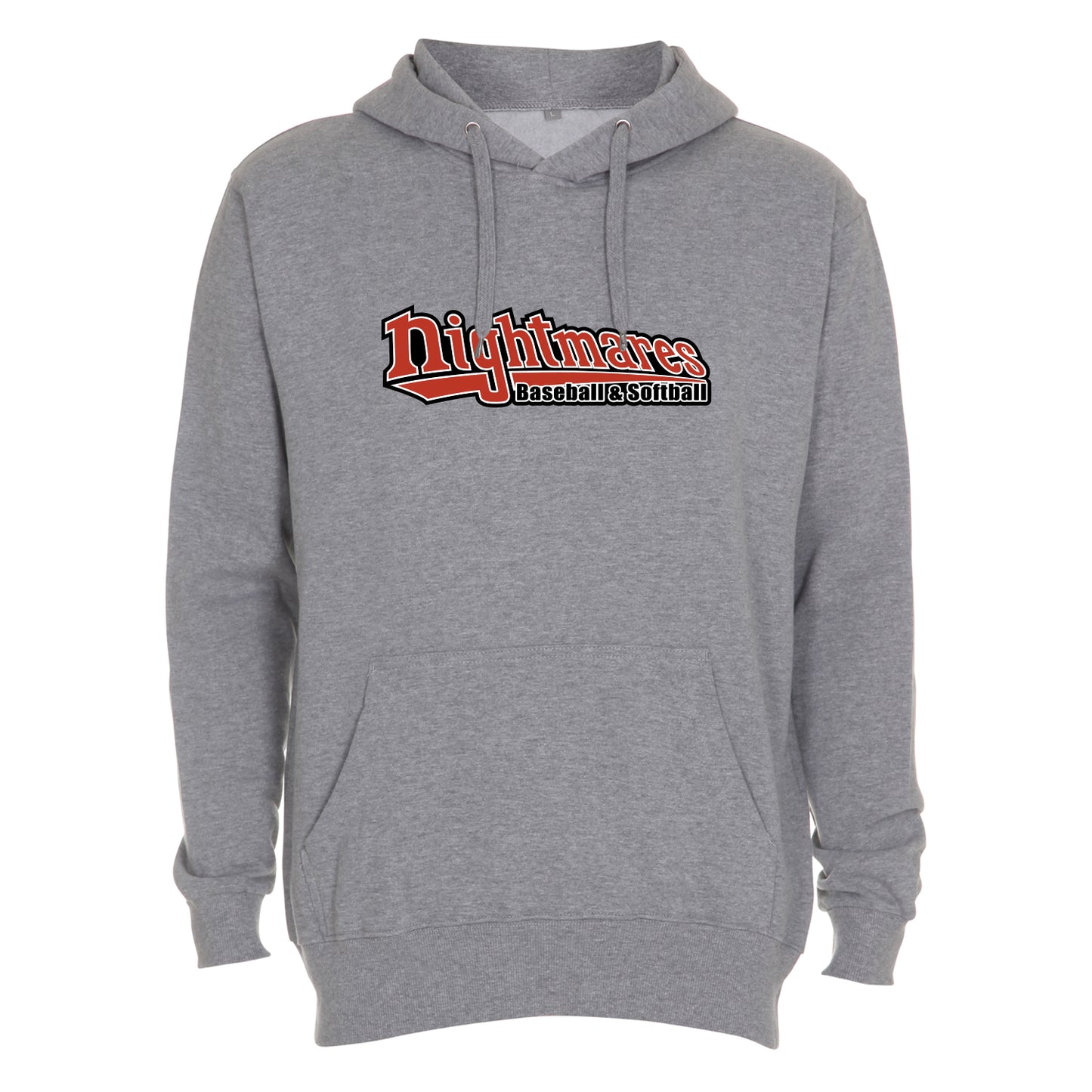 Neunkirchen Nightmares Hoodie Grau Meliert bedruckt