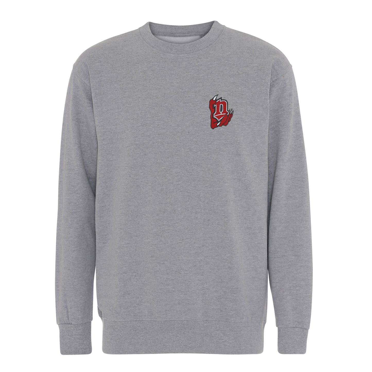 Neunkirchen Nightmares "Kralle" Sweatshirt Grau Meliert bestickt