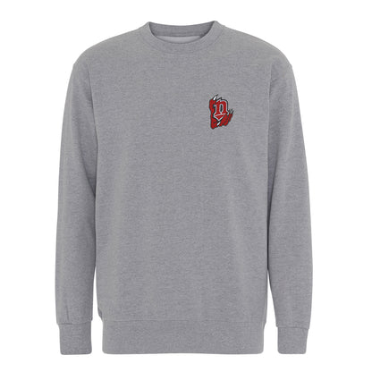 Neunkirchen Nightmares "Kralle" Sweatshirt Grau Meliert bestickt