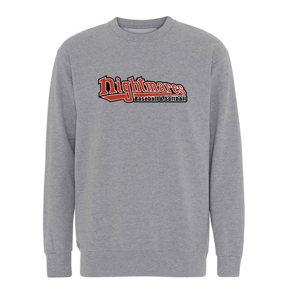 Neunkirchen Nightmares Sweatshirt Grau Meliert bedruckt
