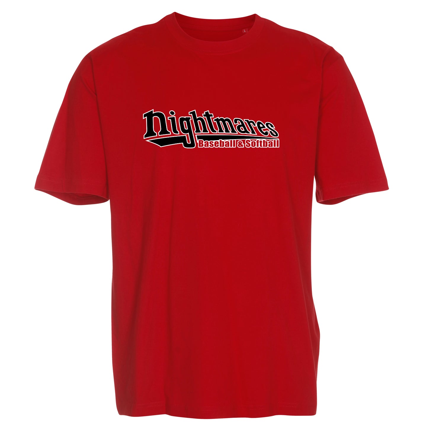 Neunkirchen Nightmares Unisex T-Shirt Rot bedruckt