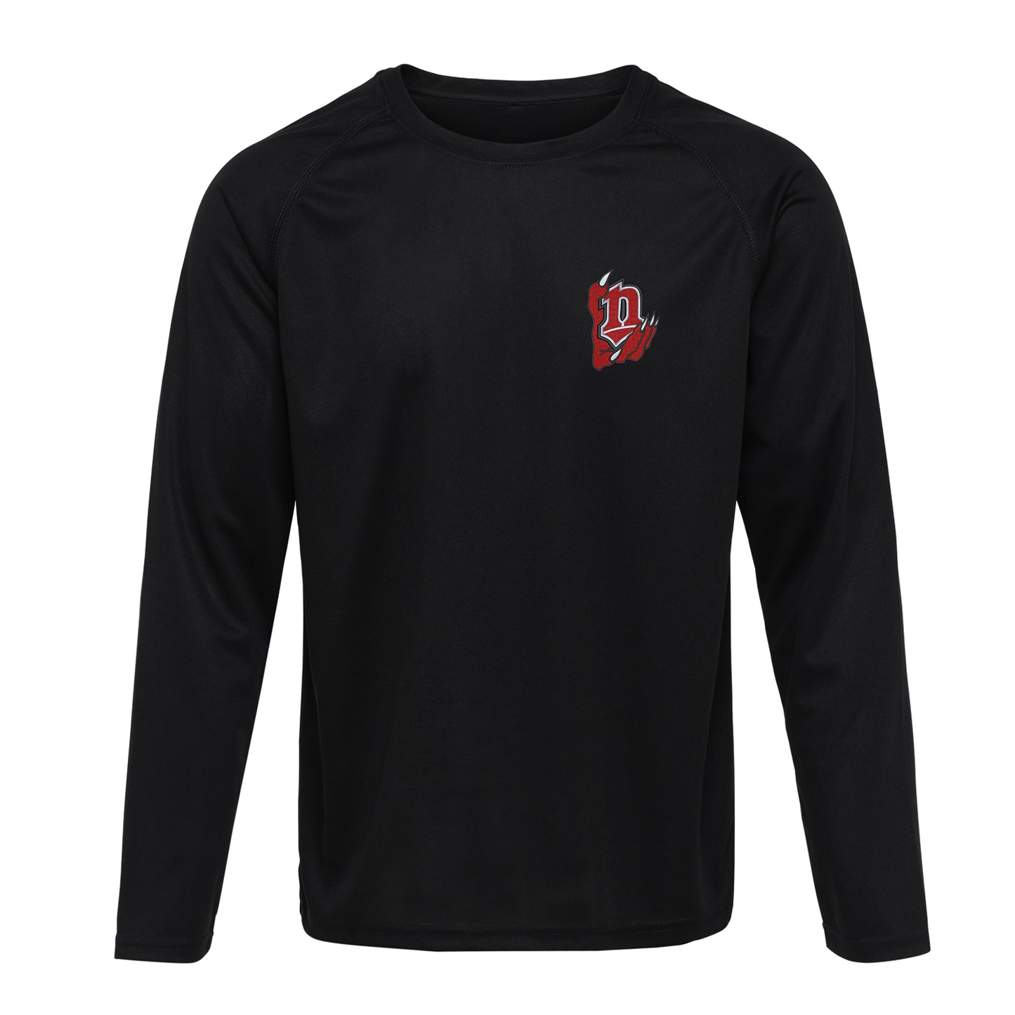 Neunkirchen Nightmares "Kralle" Unisex Longsleeve-Trikot Schwarz bestickt