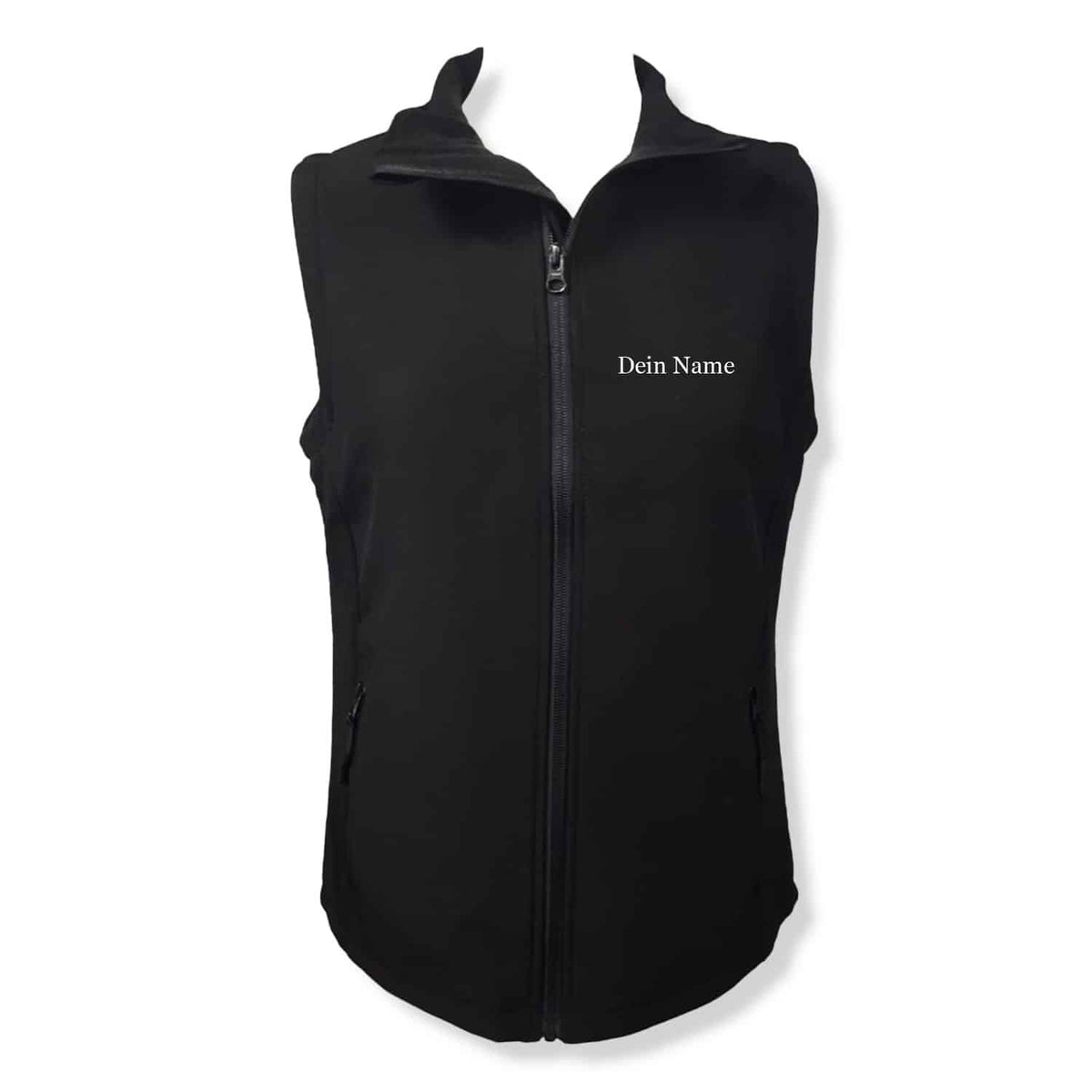 PonyPower18plus Damen Softshell-Weste Schwarz bedruckt – Bild 2